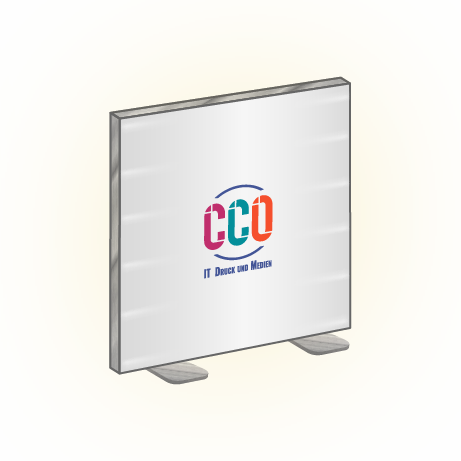 Textilspannrahmen LED freistehend | B 300 cm x H 200,5 cm | bedruckt
